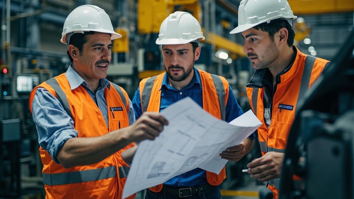 Quality inspection on industrial machinery
